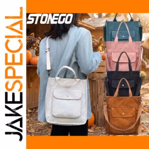 Corduroy Shoulder Bag in Six Stylish Colors