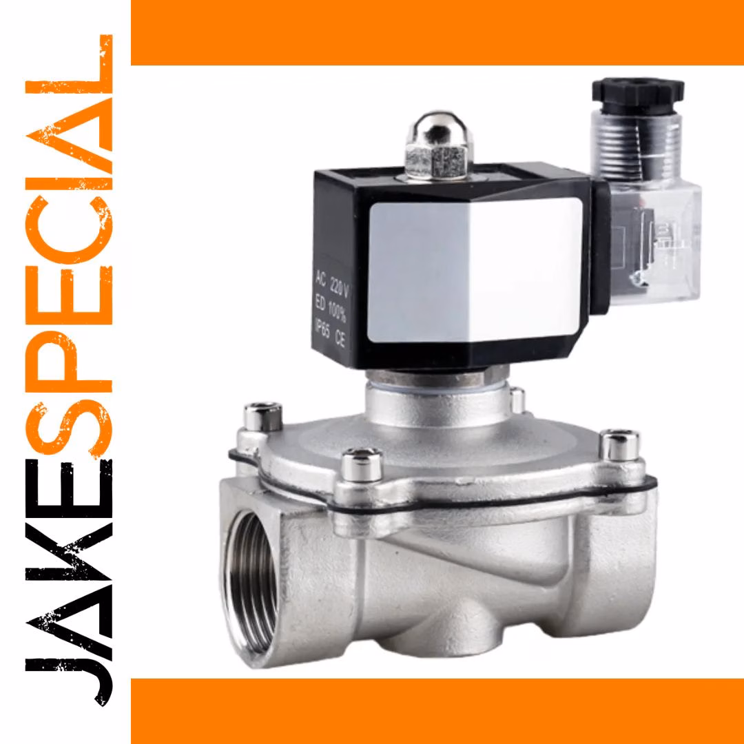 24V DC 220V AC Stainless Steel Solenoid Valve