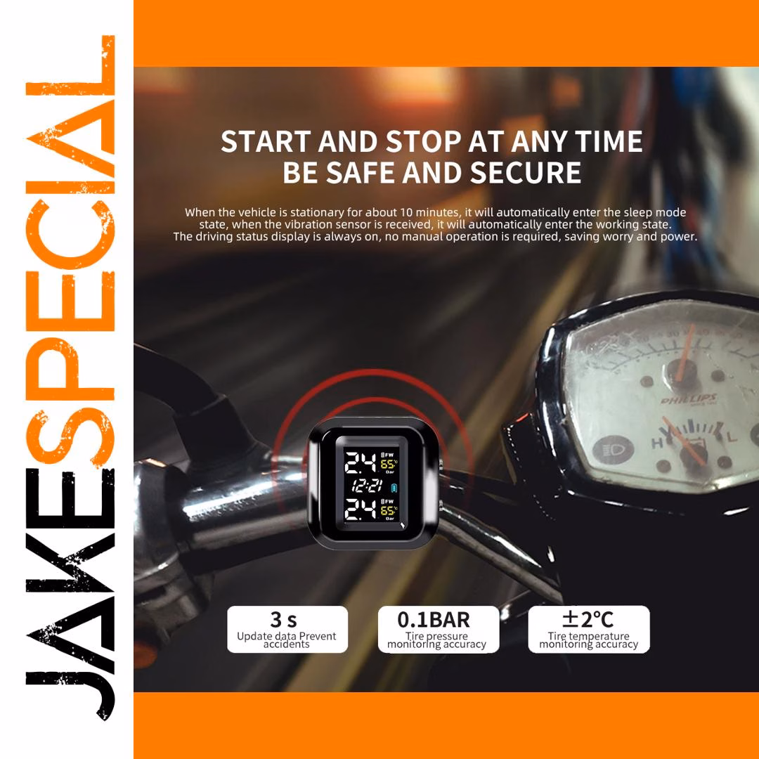 Motorcycle Tire Pressure Monitoring System TPMS - Image 3