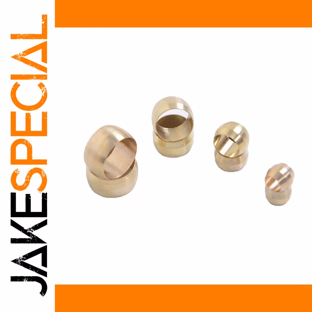 20PCS Brass Compression Sleeve Fittings Set
