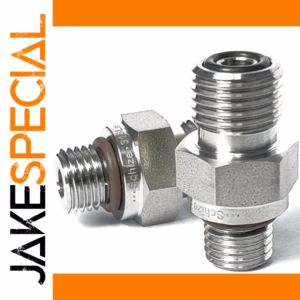 1/4 VCR Male to 7/16-20UNF Male Adapter
