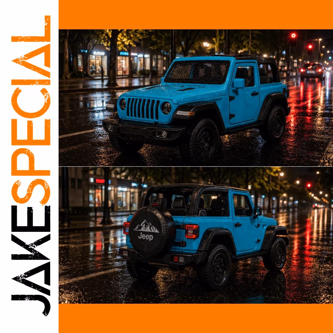 Classic Jeep Off Road 1:36 Diecast Model - Image 2