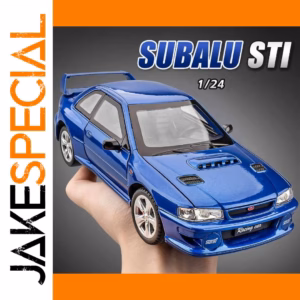 1/24 Scale Diecast Subaru STI Model in Blue