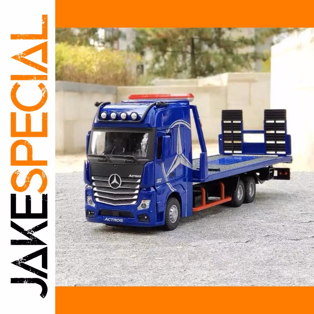 Diecast Metal Model 1:24 Wrecker Transporter - Image 2