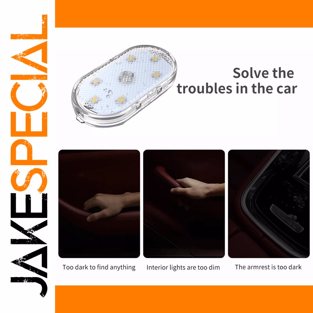 Compact Touch Sensor LED Dome Light for Cars - Image 4