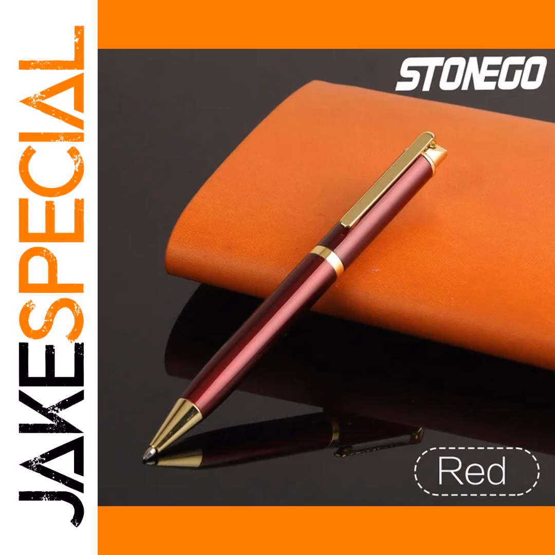 Elegant Metal Ballpoint Pen with Gold Accents - Image 9