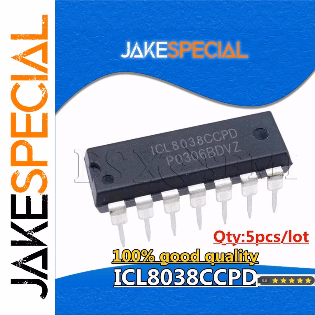 5PCS ICL8038CCPD Voltage Controlled Oscillator ICs