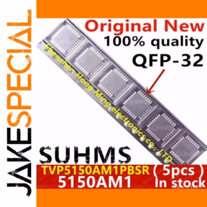5PCS TVP5150AM1PBSR Chipset Drive IC QFP-32