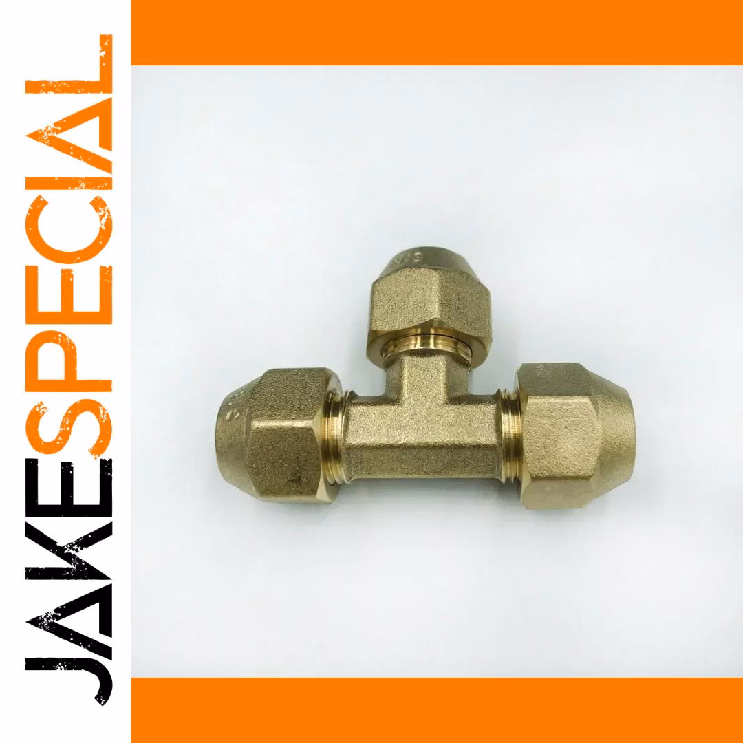 Brass Tee Connector for Air Conditioning Systems - Image 5
