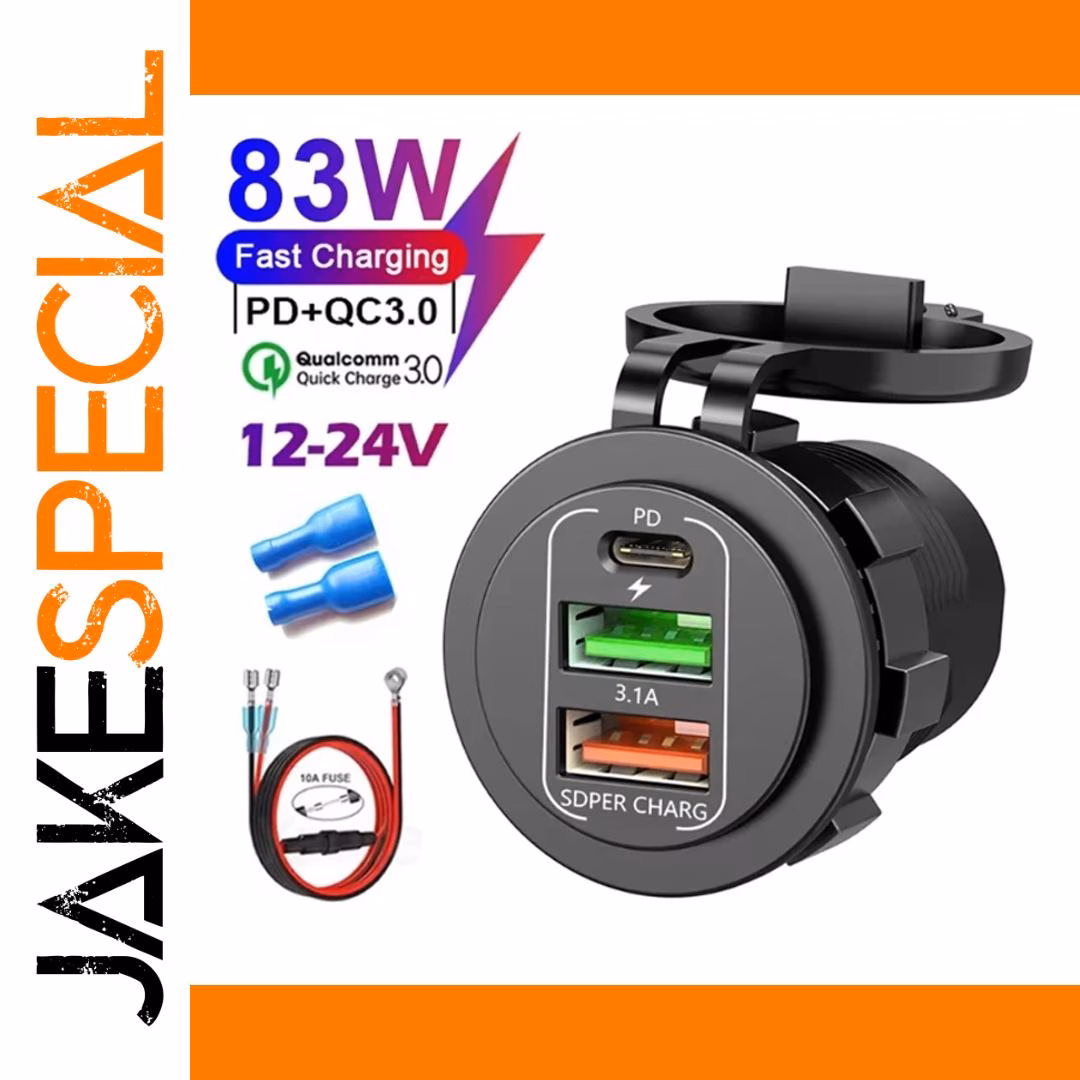 4 Ports Dual PD QC 3.0 USB Car Charger - Image 8