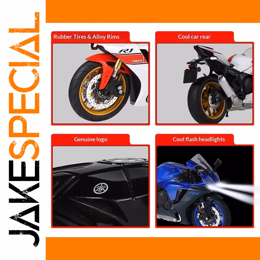 Yamaha R1 1:9 Scale Die-Cast Model - Image 6