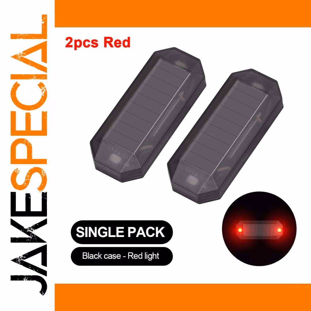 Solar-Powered Anti-Theft Warning Lights 2PCS - Image 9