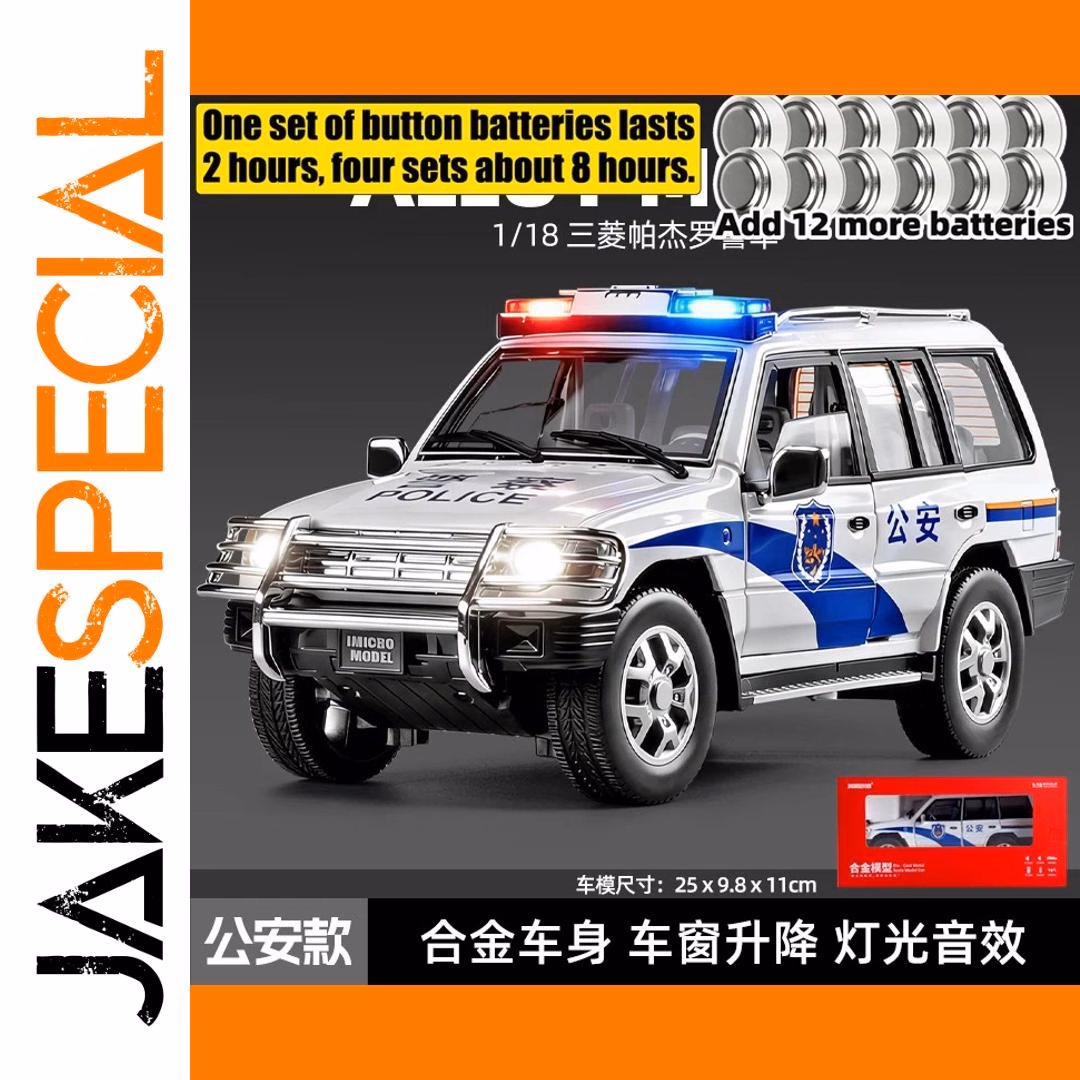 Pajero V33 1:18 Scale Diecast Model SUV - Image 8
