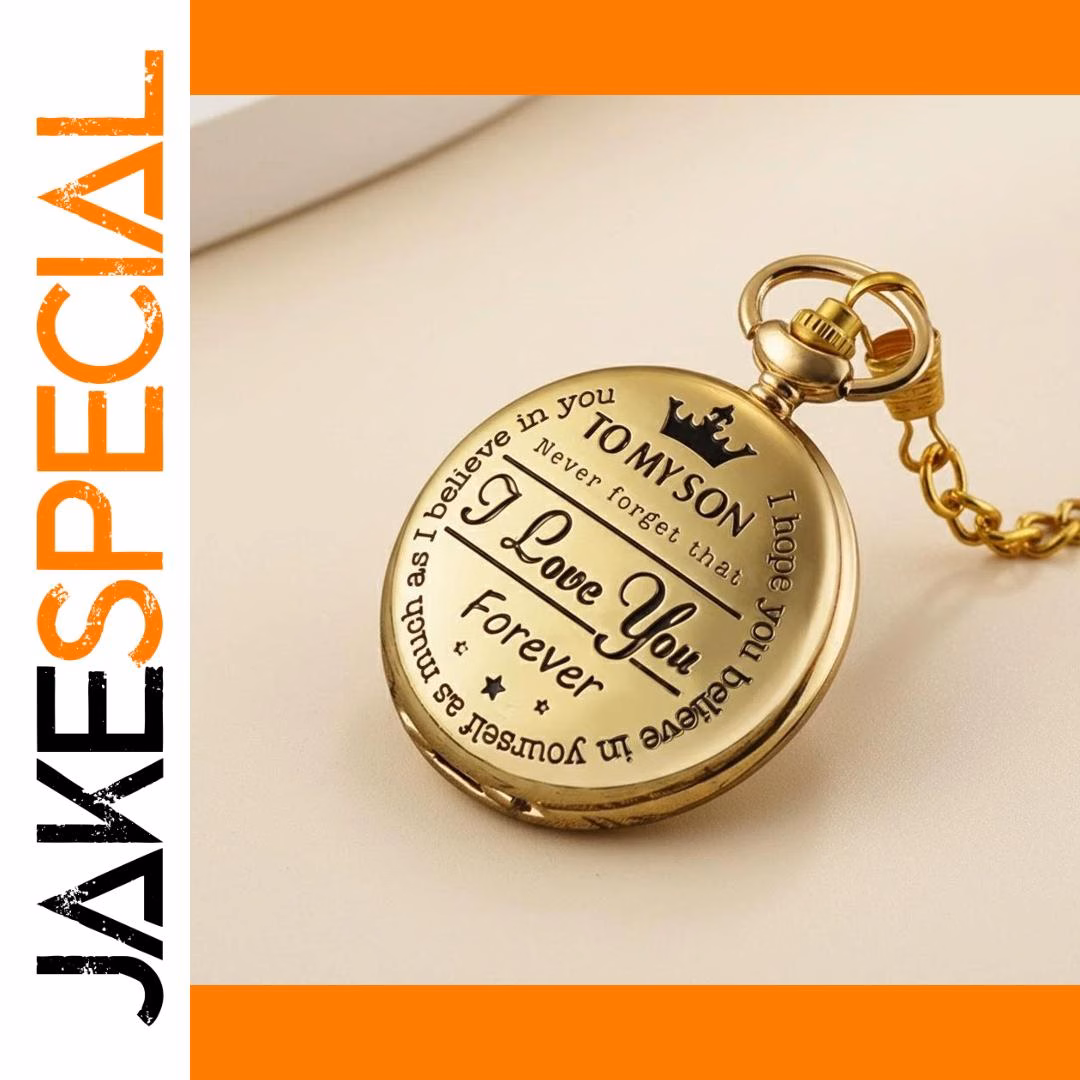 Elegant Quartz Pocket Watch for Timeless Moments - Image 8