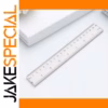 Transparent 20 cm Straight Ruler for All Uses