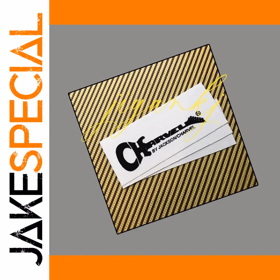 3-Piece Charvel Guitar Paper Decals