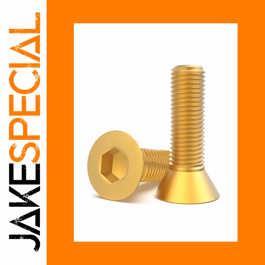 Brass Countersunk Hexagonal Screws Set M3 to M12