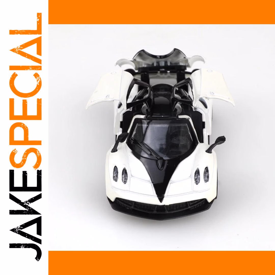 1:43 Scale Alloy Racing Car Model with Gullwing Doors - Image 2