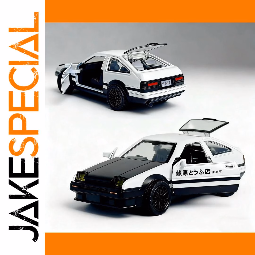 1:36 AE86 Tofu Alloy Car Model with Details - Image 5