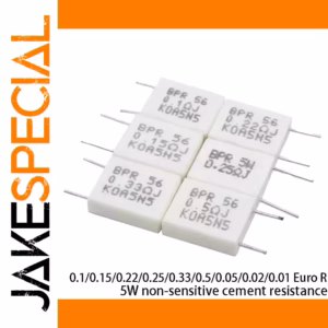 10PCS 5W Non-Sensitive Cement Resistors Set