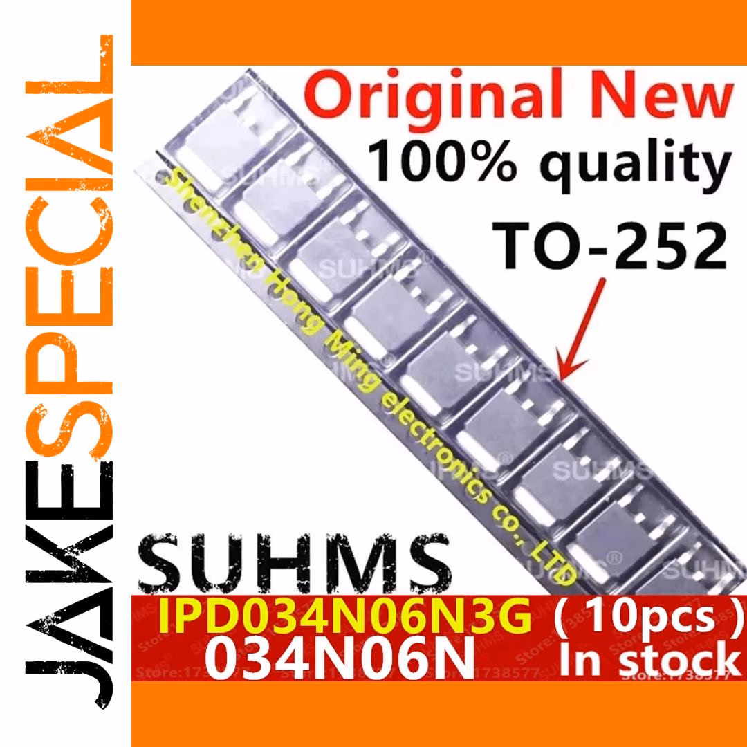 10PCS 034N06N TO-252 Chipsets for Electronics