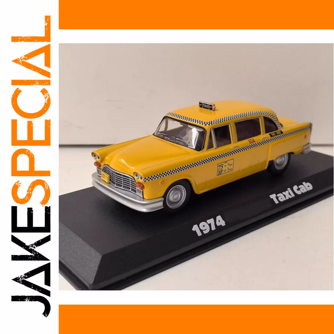 1974 Taxi Cab Diecast Model 1:43 Scale - Image 3