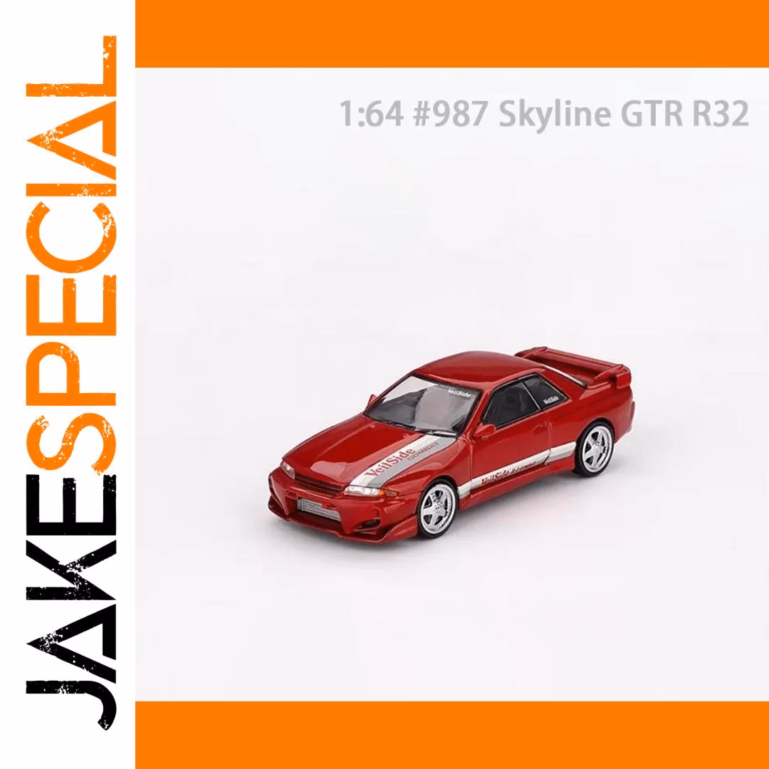 Diecast 1:64 Skyline GTR R32 Model #987 - Image 3