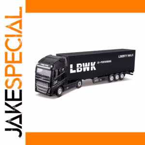 1:43 Scale FH16 Truck Model with Container Trailer