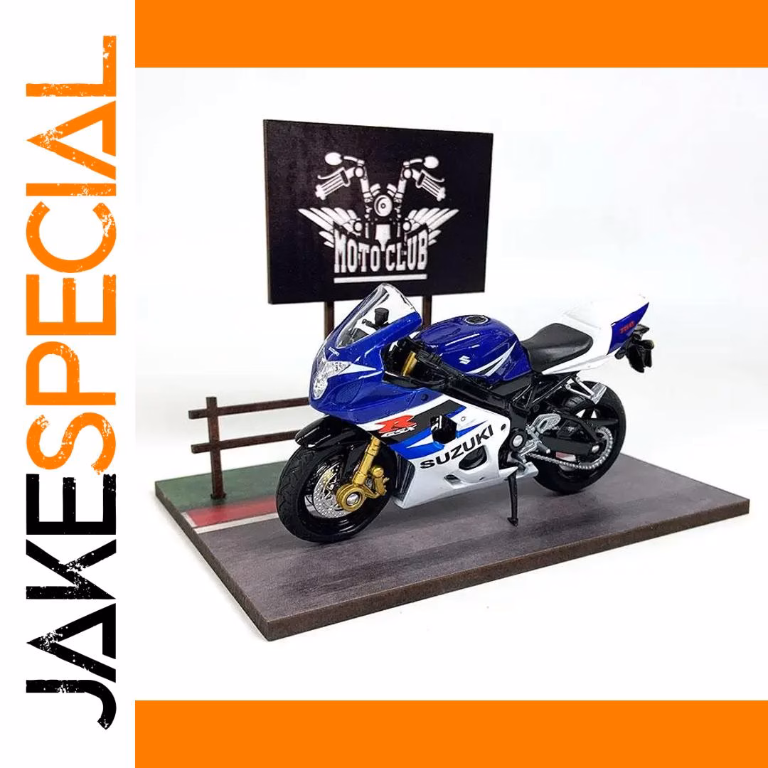 Welly 1:18 Scale Suzuki GSX-R750 Motorcycle Model - Image 8