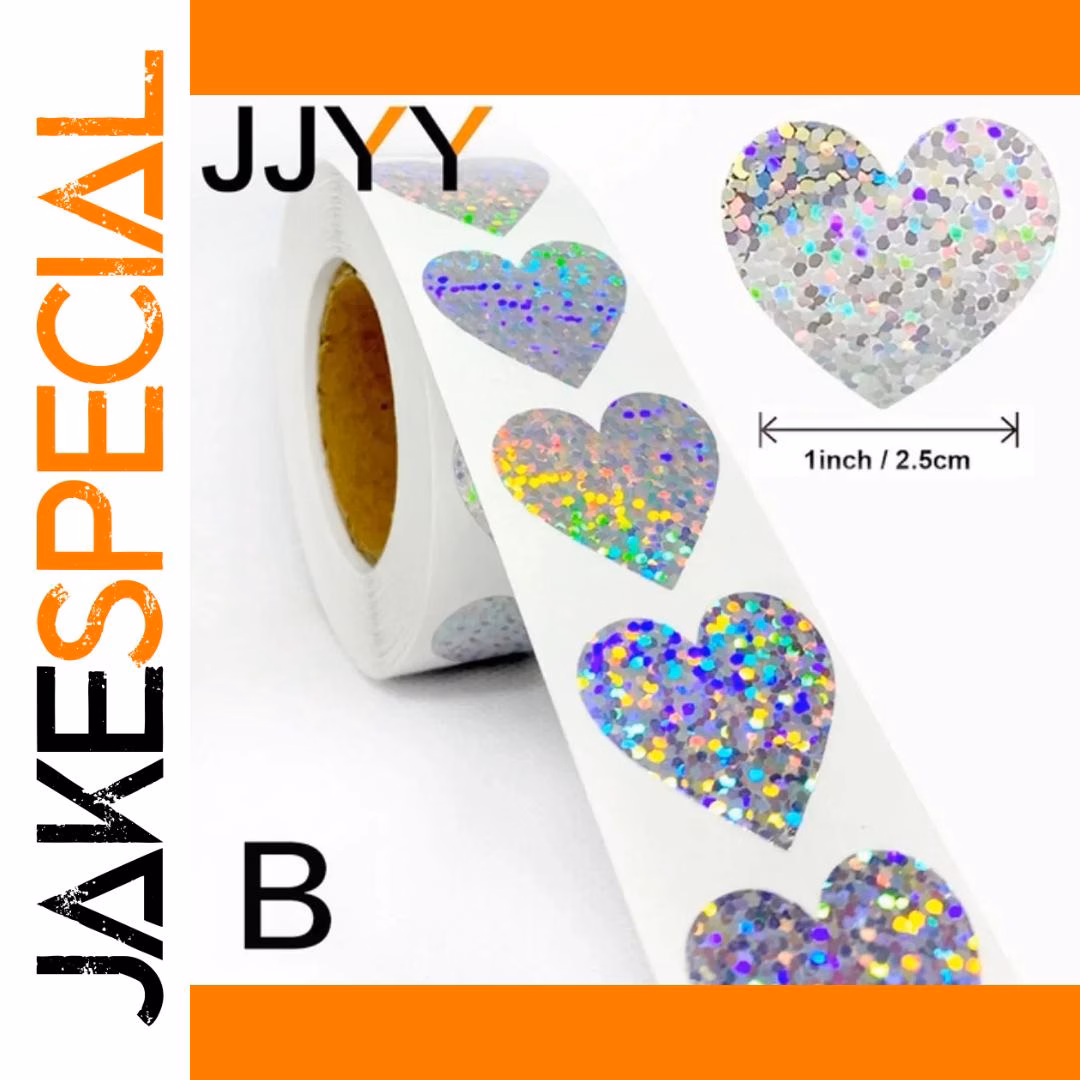 Handmade Birthday Party Stickers Roll - 500 Stickers - Image 5