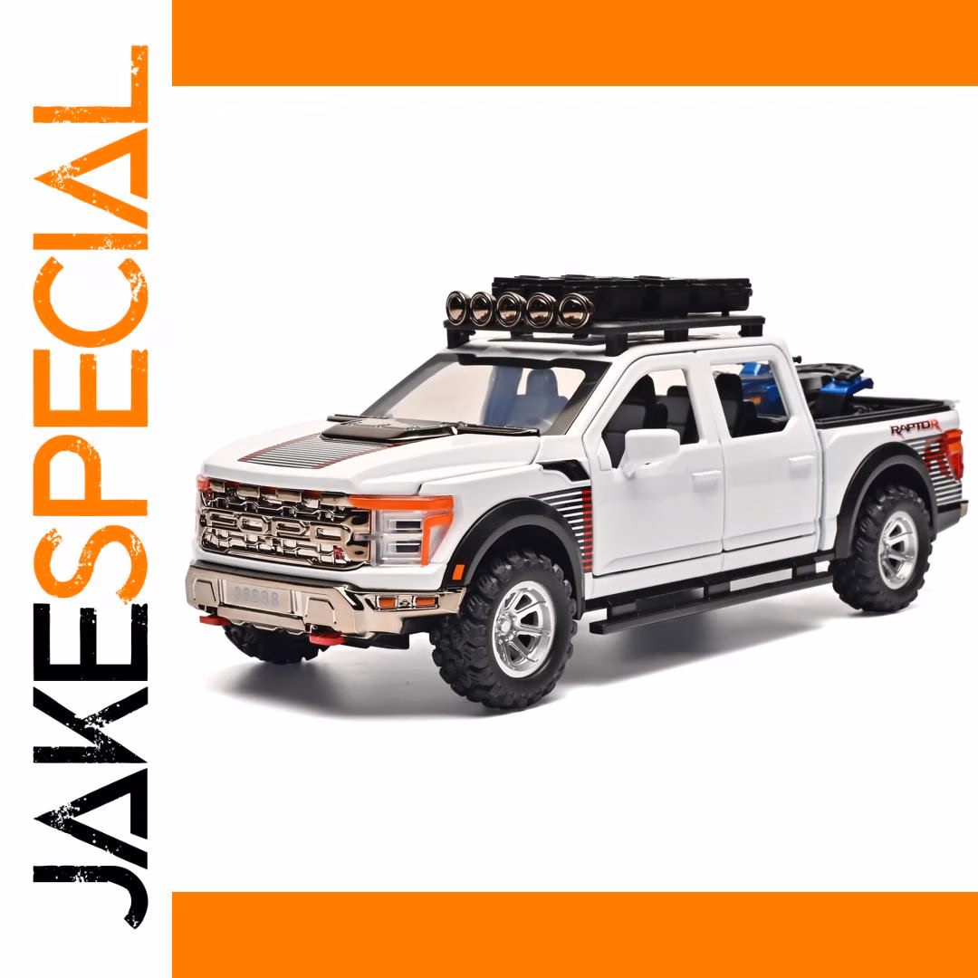 1:24 Scale Ford Raptor F150 Pickup Model - Image 10