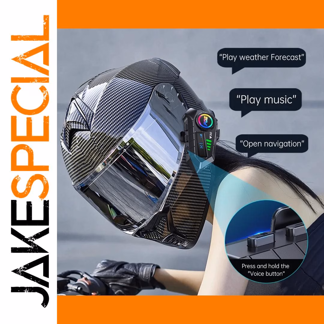 Y30 Bluetooth Motorcycle Intercom Helmet Headset - Image 3