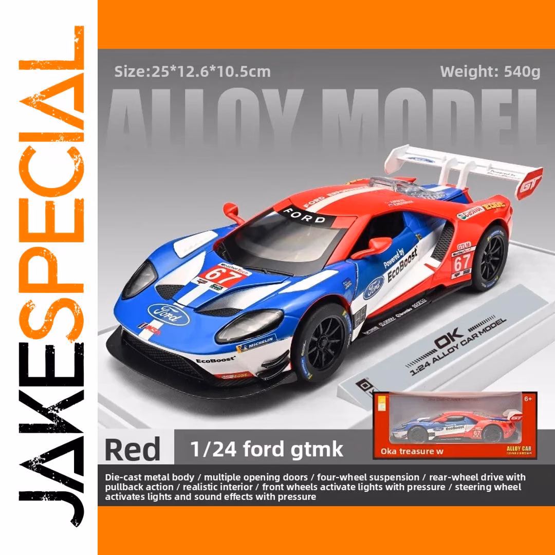 1:24 Scale Ford GT-MK Metal Model Car - Image 6