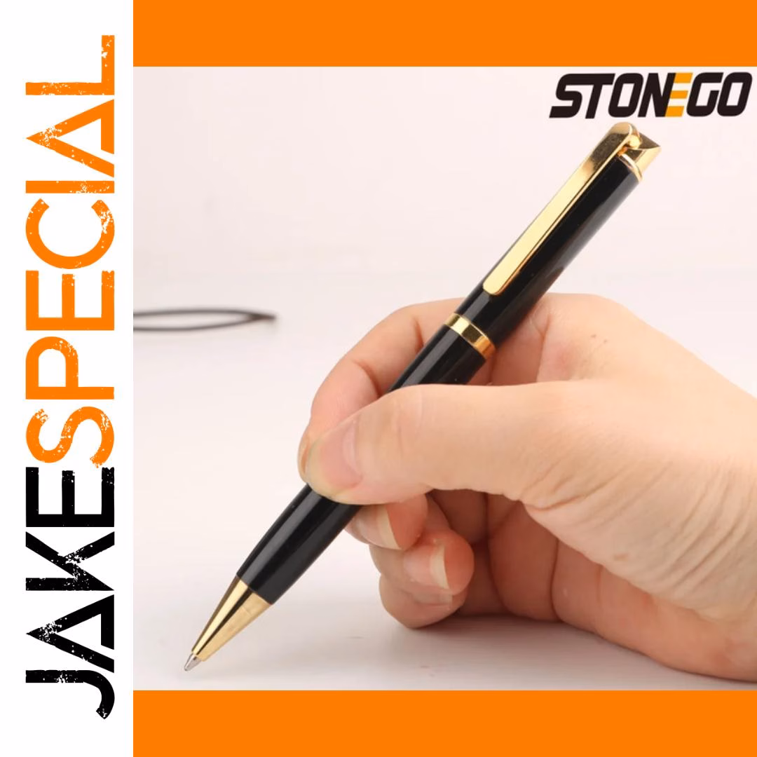 Elegant Metal Ballpoint Pen with Gold Accents - Image 6