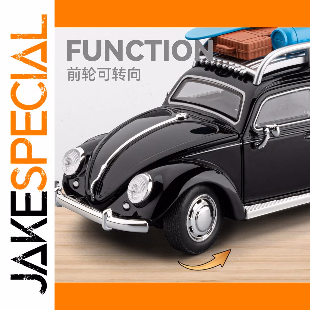 1:24 Scale Volkswagen Beetle Camping Model – Image 5