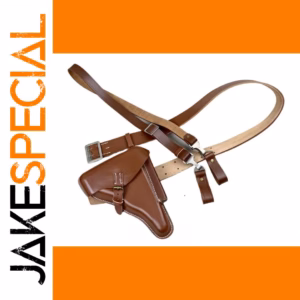 WWII German Officer Leather Holster Set P08