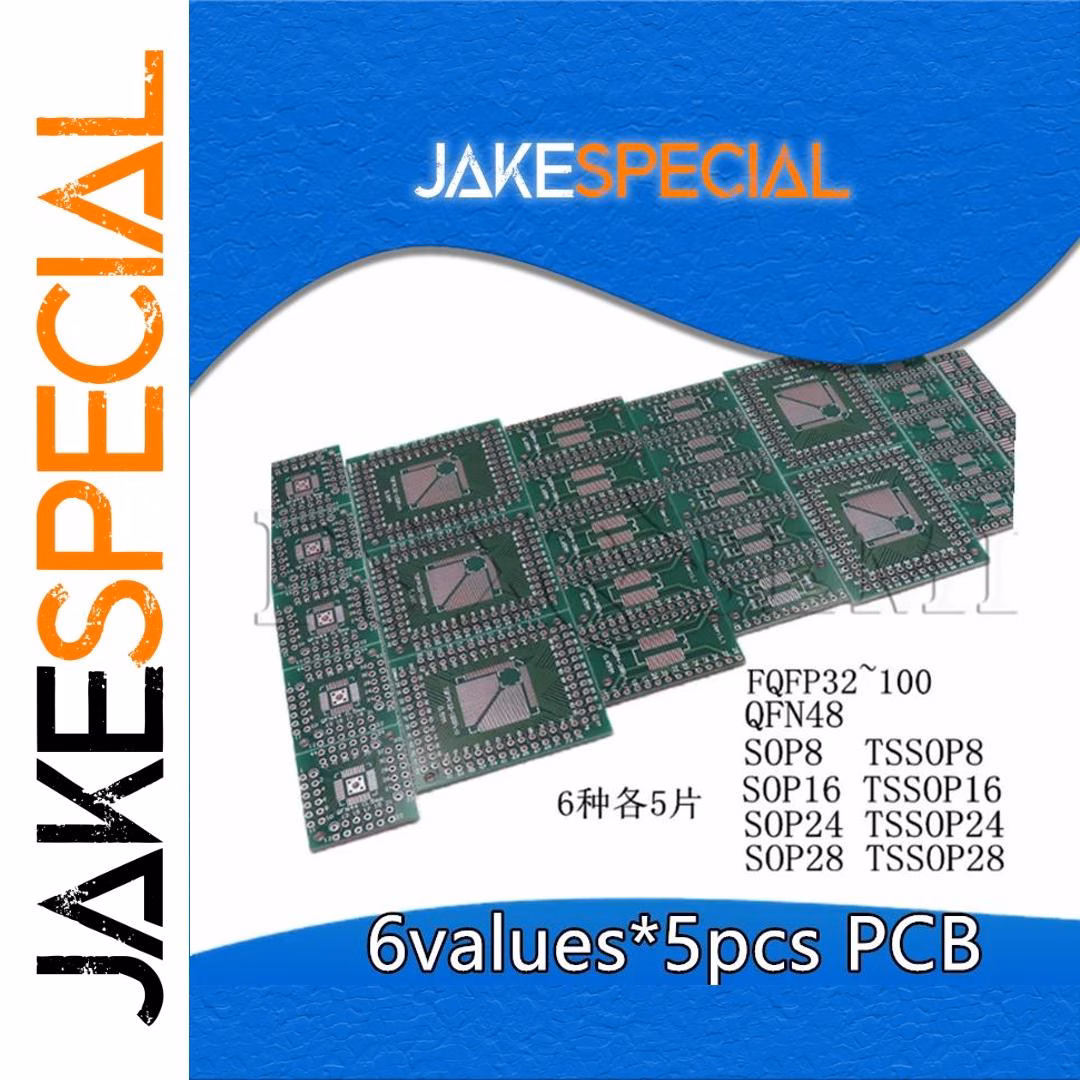SMD to DIP PCB Board Kit with 30 Pieces