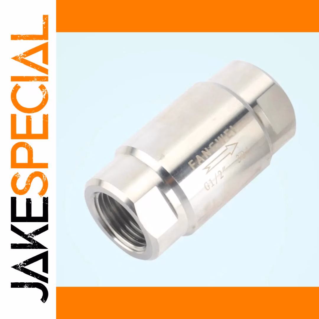 High-Pressure Check Valve Stainless Steel BSP - Image 3