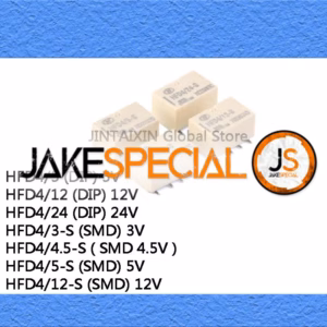 5PCS HFD4 Relay Set for Voltage Regulation
