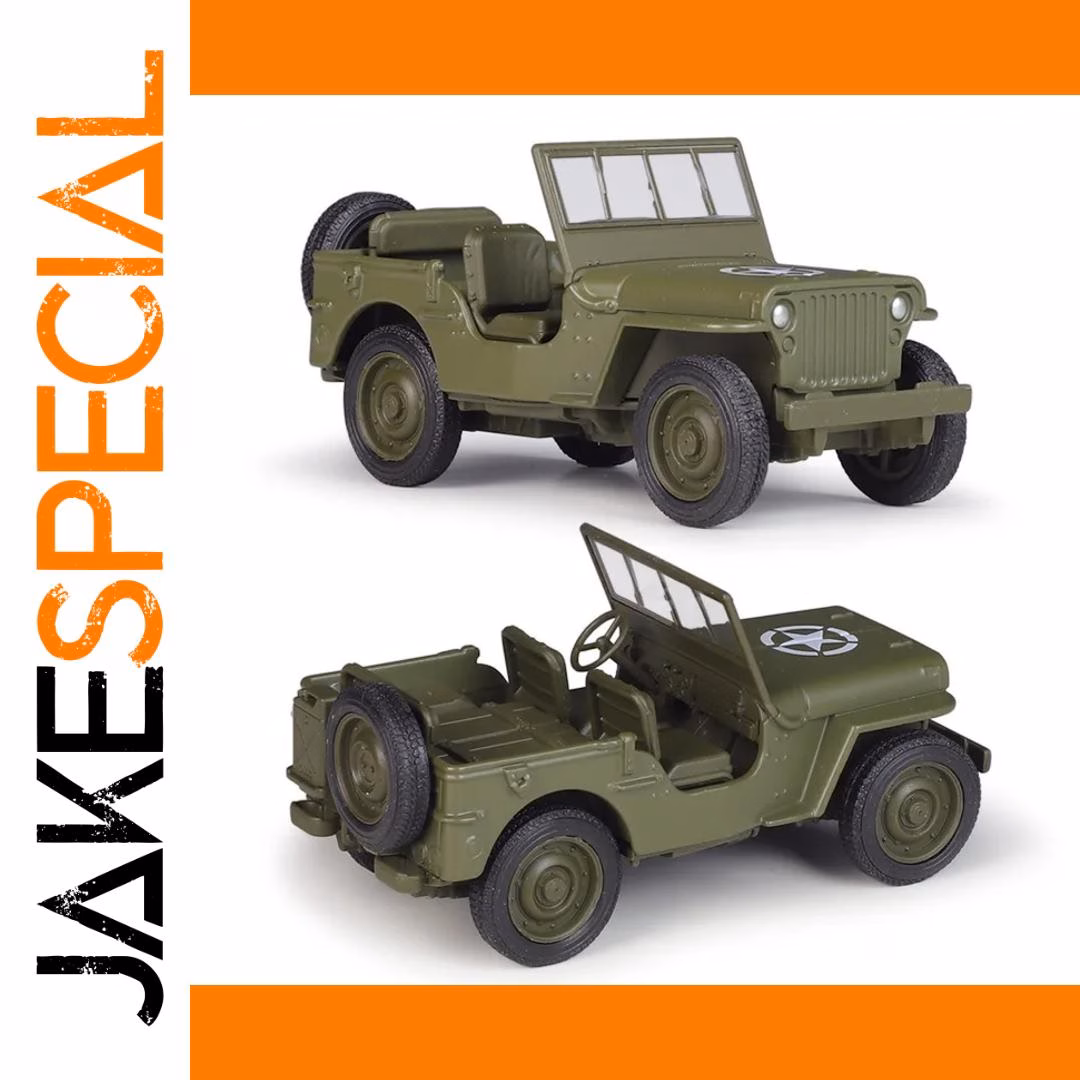 Willys Military Vehicle Model 1/36 Scale Classic - Image 5