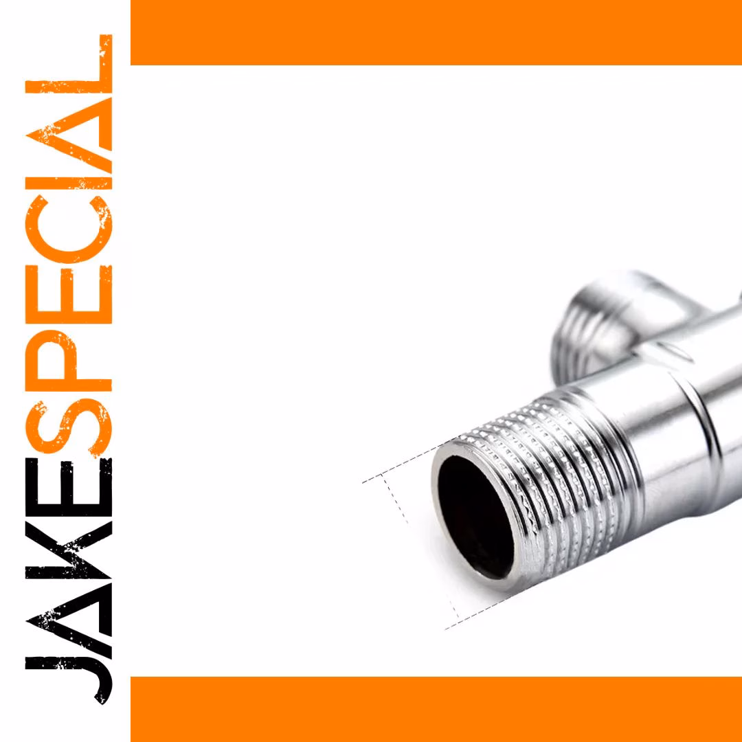 Brass Extended Angle Water Stop Valve 7mm - Image 2