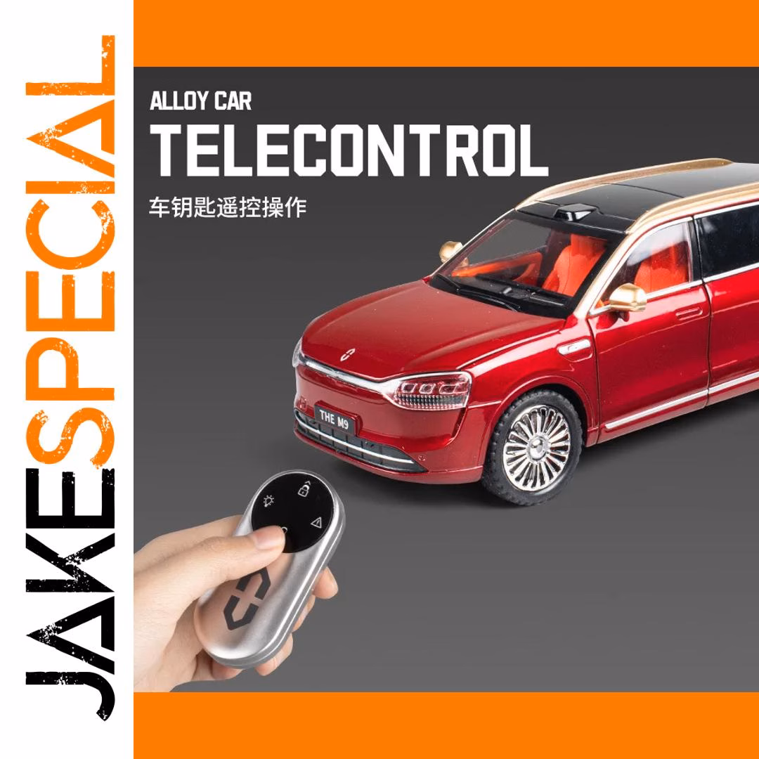 1:24 Scale M9 Alloy New Energy Vehicle Model - Image 3