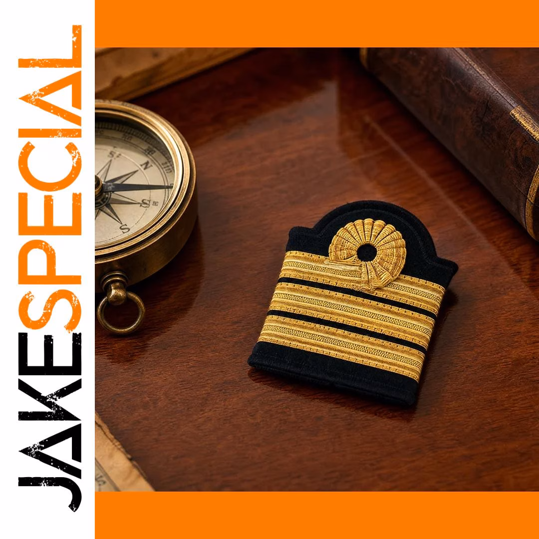 Metallic Gold Woven Tape Epaulette Stripe - Image 3