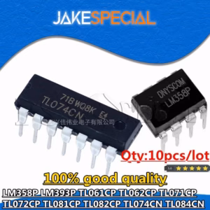 Set of 10 Operational Amplifier ICs DIP
