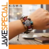 Bohemian Multilayer Beaded Bracelet with Charms