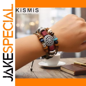 Bohemian Multilayer Beaded Bracelet with Charms