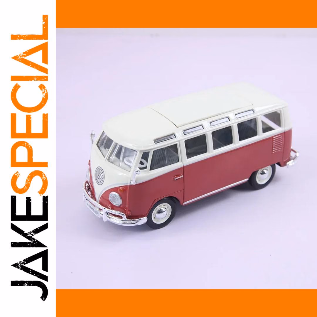 1:24 Scale Samba Retro Van Model in Green - Image 7