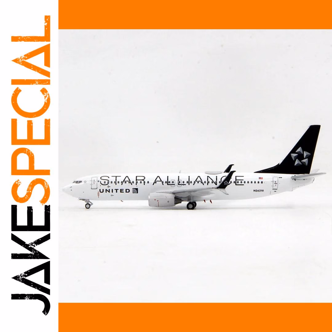 Diecast Boeing 737-800 Star Alliance Model - Image 4