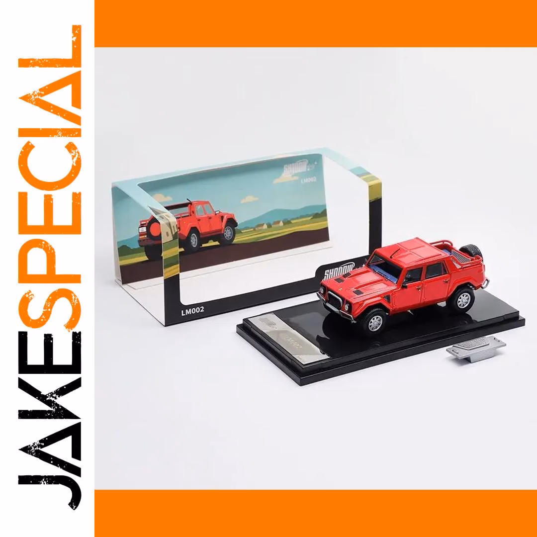 Lamborghini LM002 Diecast Model 1:64 Scale Red