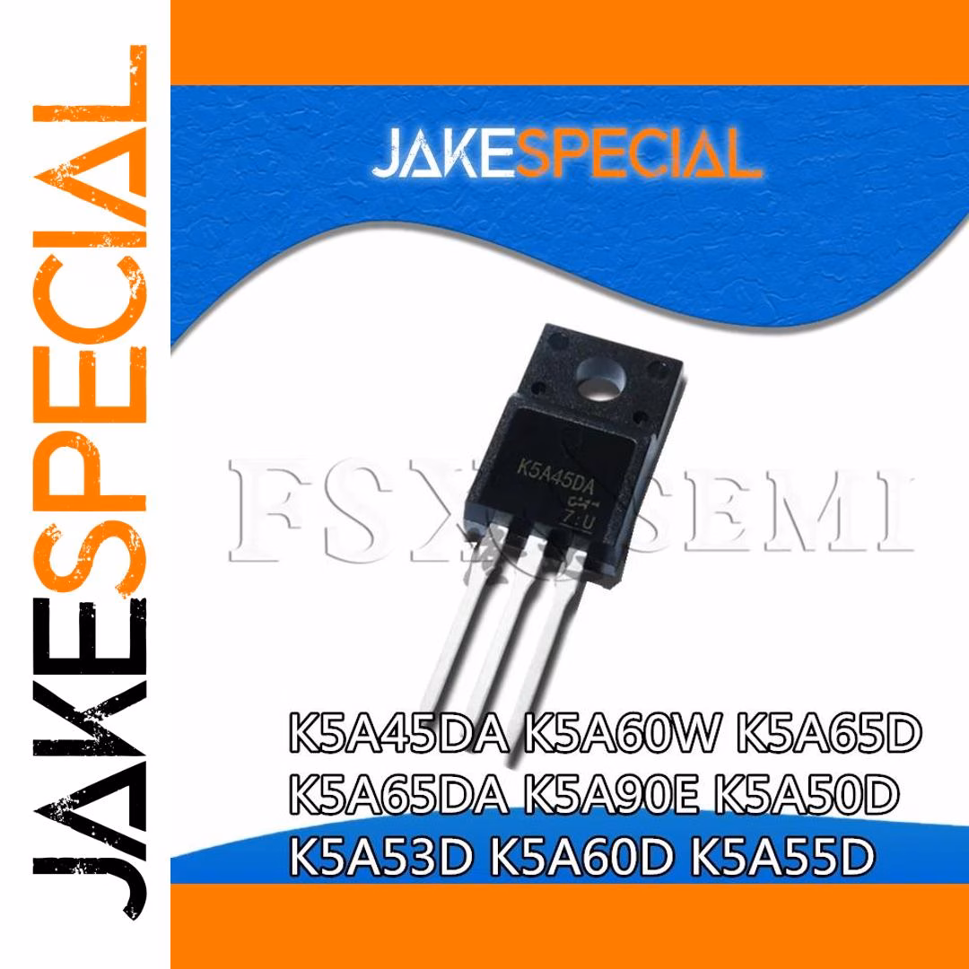 10PCS TO-220F MOSFETs for Electronic Projects